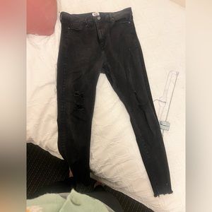 Simple Society ripped black skinny jeans